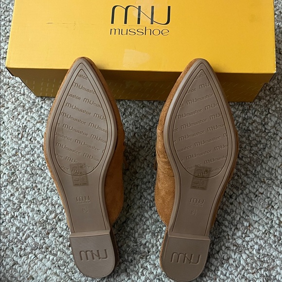 Women's Musshoe Suede Mules - Picture 4 of 5
